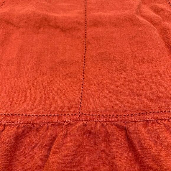 Anthropologie | Maeve | Rust Orange Women's Skirt | size 10 - Picture 8 of 8
